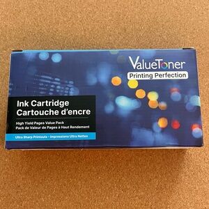 Value toner ink for printer 62xl 2pk black and tri color new